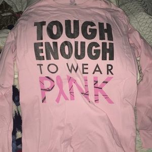 breast cancer awareness long sleeve shirt